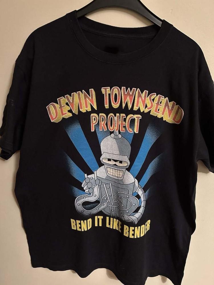 Devin Townsend Project Bend It Like Bender 2010 Addicted Tour T- Shirt US1693 Unisex T-Shirt S