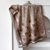 Imitation Cashmere Love Pattern Retro Style Texture Printing Thickened Warm Scarf Shawl