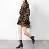 Women's High-End Mink Fur Stand-Up Collar Pullover Sweater, Autumn/Winter 2025 Collection.