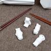Ceramic Cute Creative Polar Bear Dinnerware Stand Tableware Rack Chopsticks Holder Chopstick Rest