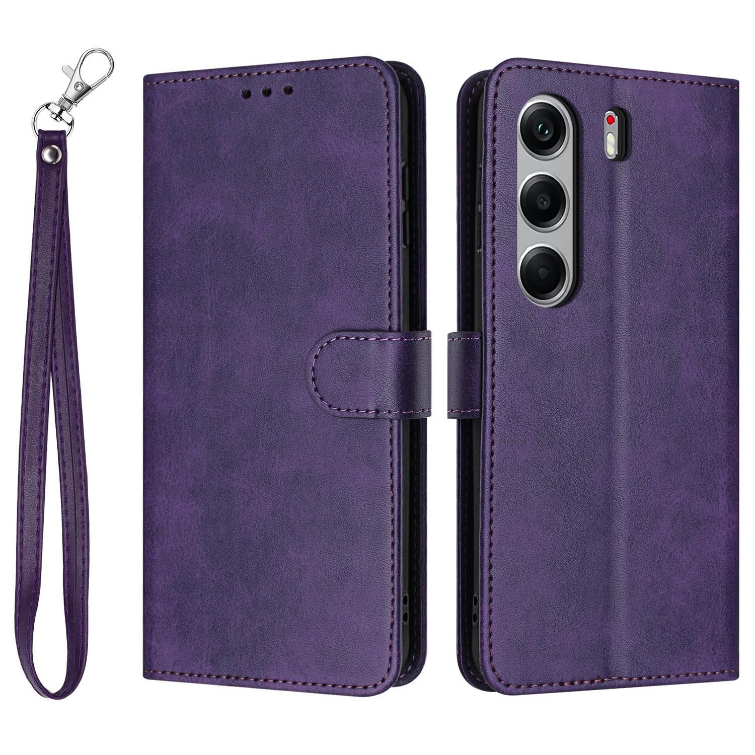 

For TECNO Camon 40 Pro 4G Case Flip Stand PU Leather Wallet Phone Cover Calf Texture F