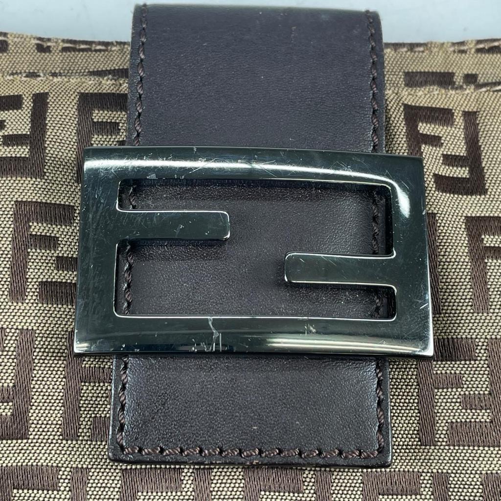 FENDI Zucchino Handbag beige Women used
