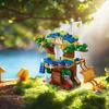 6-in-1 Tree House Mini Model Building Blocks, Children's Educational Street Scene Assembly Toys, Christmas Gifts Boys And Girls