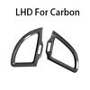 LHD/RHD For Kia Stinger 2018- Car Tuning Carbon Fiber ABS Both Side Vent Cover Trim Accessories