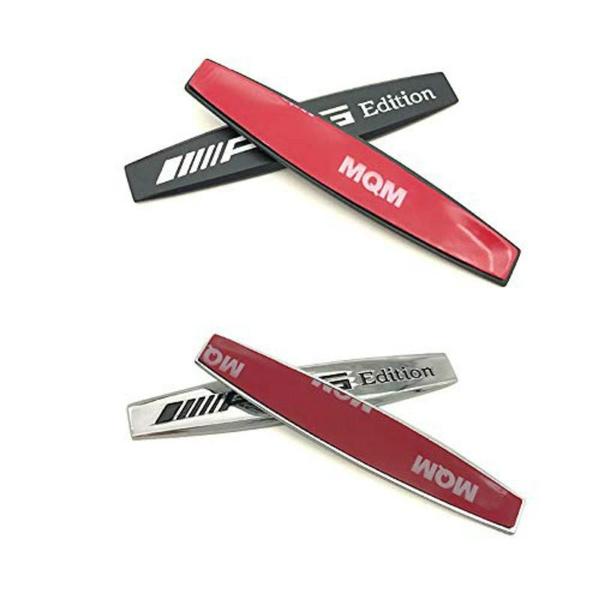 

2 шт. автомобильная наклейка металлическая боковая этикетка 3D наклейки для меня + наклейка на значок rced + es чёрный