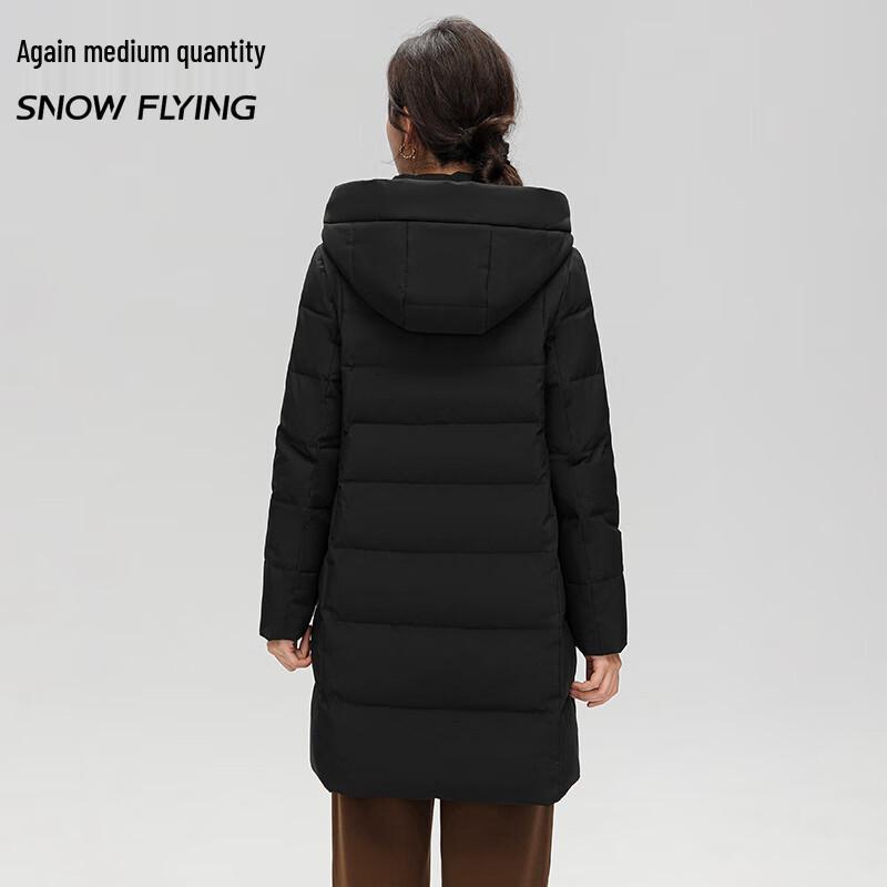 SNOWFLYING Hooded Loose Fit Duck Down Jacket