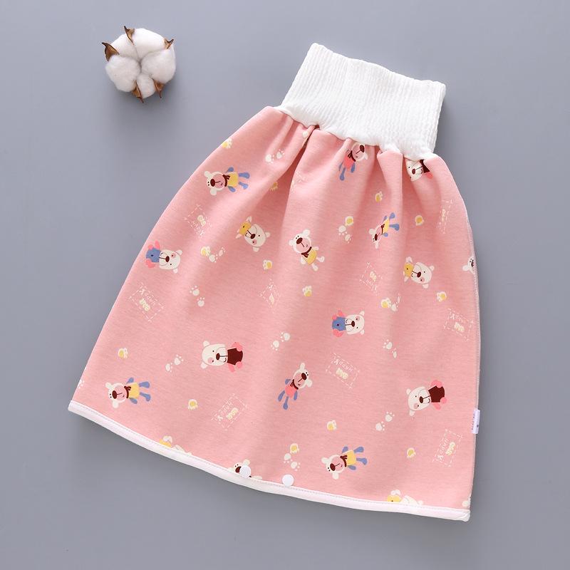 Baby Diaper Skirt Waterproof and Leak-proof Urine Withdrawal Non-wet Training Pants Baby Cotton Washable Diaper Pocket
