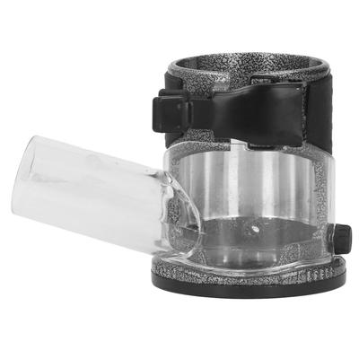 Fräsmaschinenbasis Einstellbare Aluminiumlegierung Tauchfräsenbasis mit Staubabsaugabdeckung