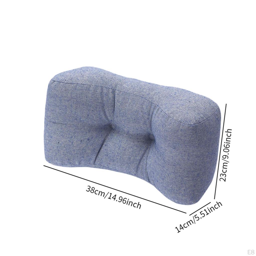 Back Pillow Lumbar Comfort Breathable Support Cushion for Women Men Car
