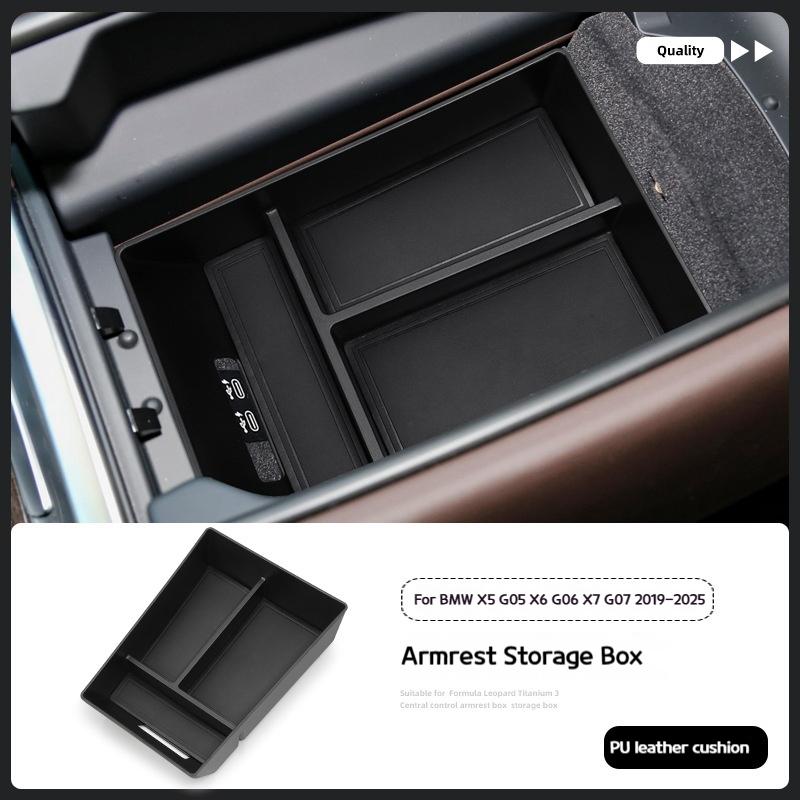 

Для BMW X5 G05 X6 G06 X7 G07 2019-2025 Автомобильный подлокотник бокс для хранения X6 автомобильный модифицированный бокс для хранения X7 отделка отсека