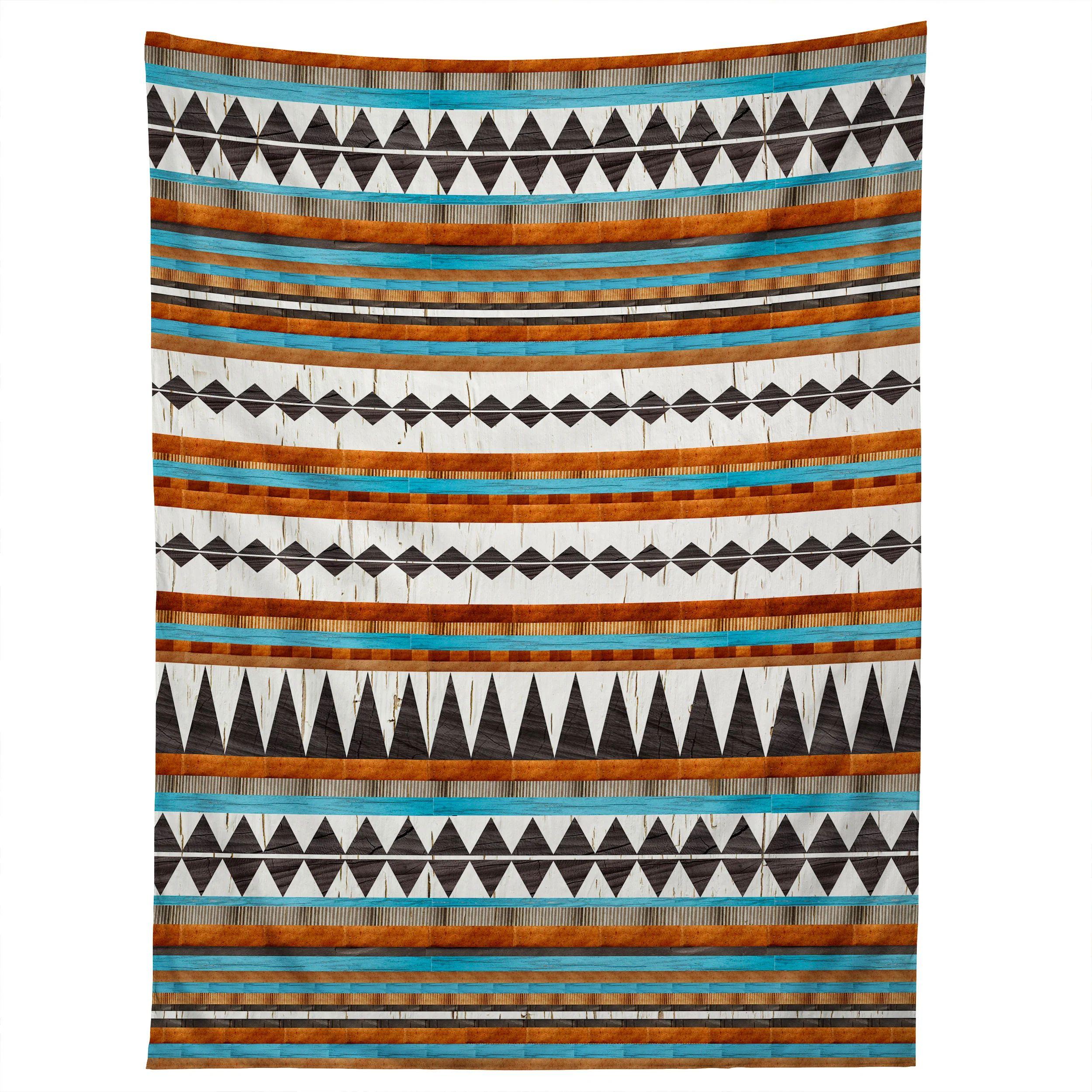 Navajo Teal Tapestry 75x100