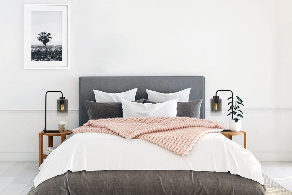 ELEGANT GLASS NIGHT DESK LAMP