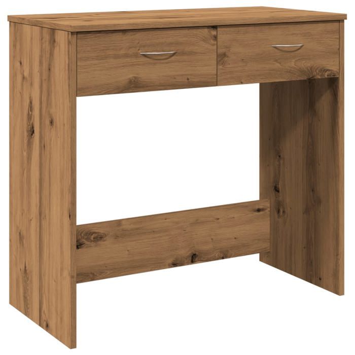 VidaXL Bureau chêne artisanal 80x40x75 cm bois d'ingénierie 855993