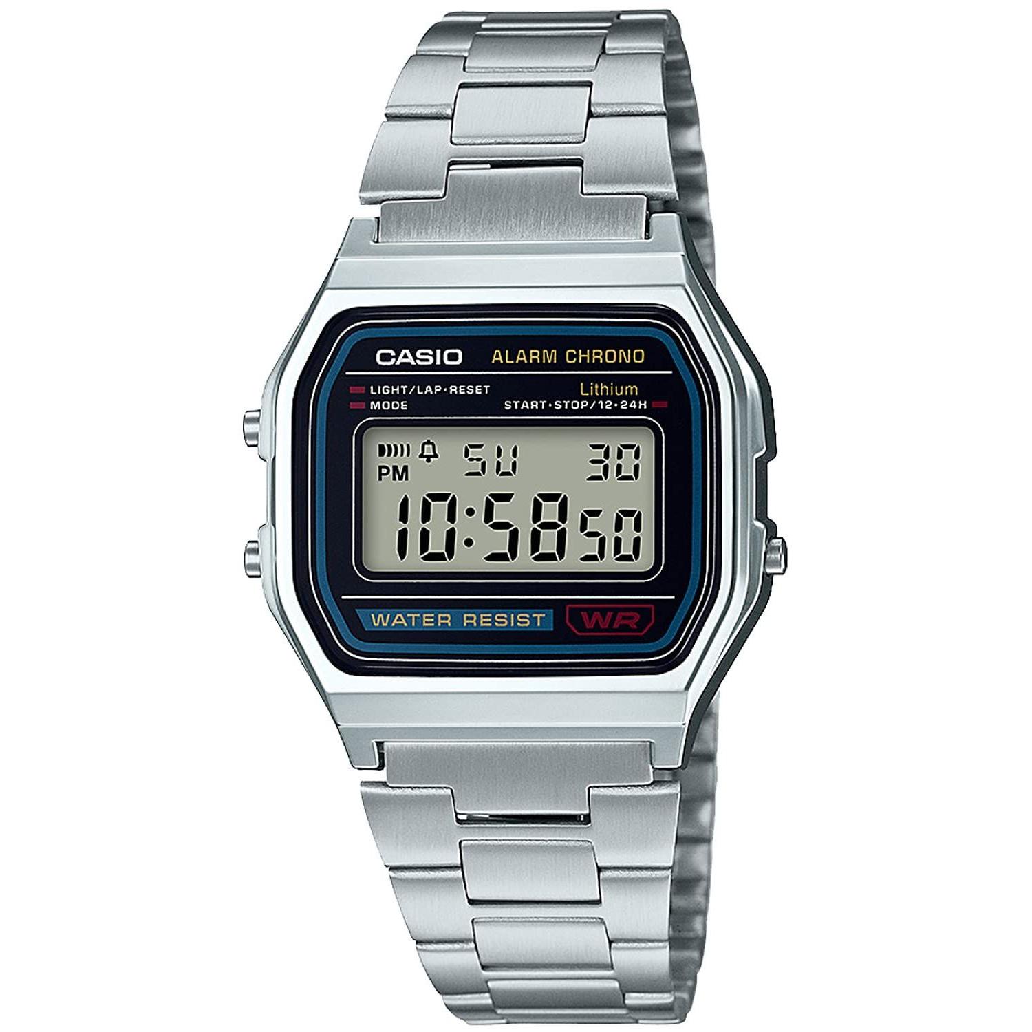 Used Watch Casio Collection A158WA-1JH Men s Silver