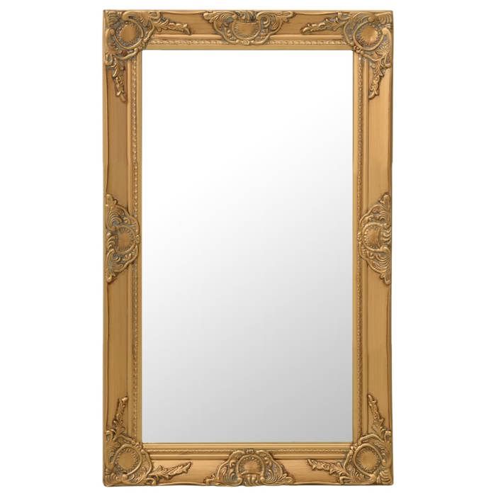 VidaXL Miroir mural style baroque 50x80 cm Doré 320321