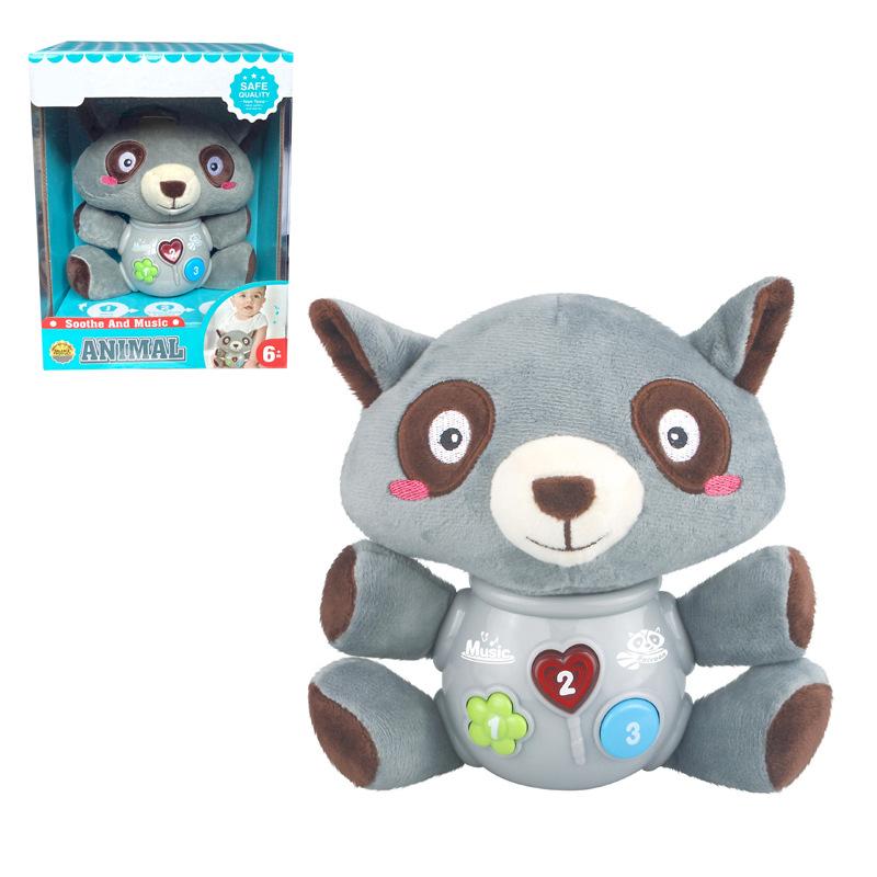 Brinquedos de pelúcia para bebês, elefantes de pelúcia, brinquedos musicais de pelúcia para bebês, brinquedos musicais, presentes para crianças de 0, 3, 6, 9, 12 meses