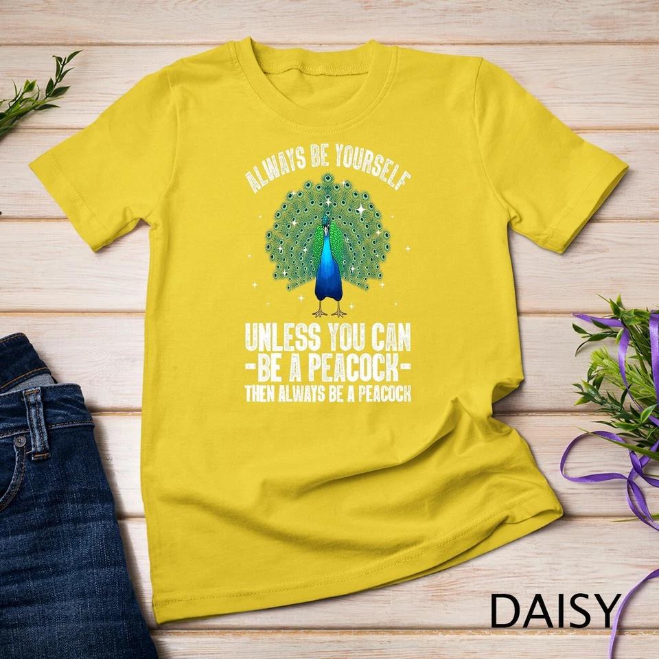 Funny Peacock Art For Men Women Peacock Themed Peacock Lover Unisex T-shirt 3 M