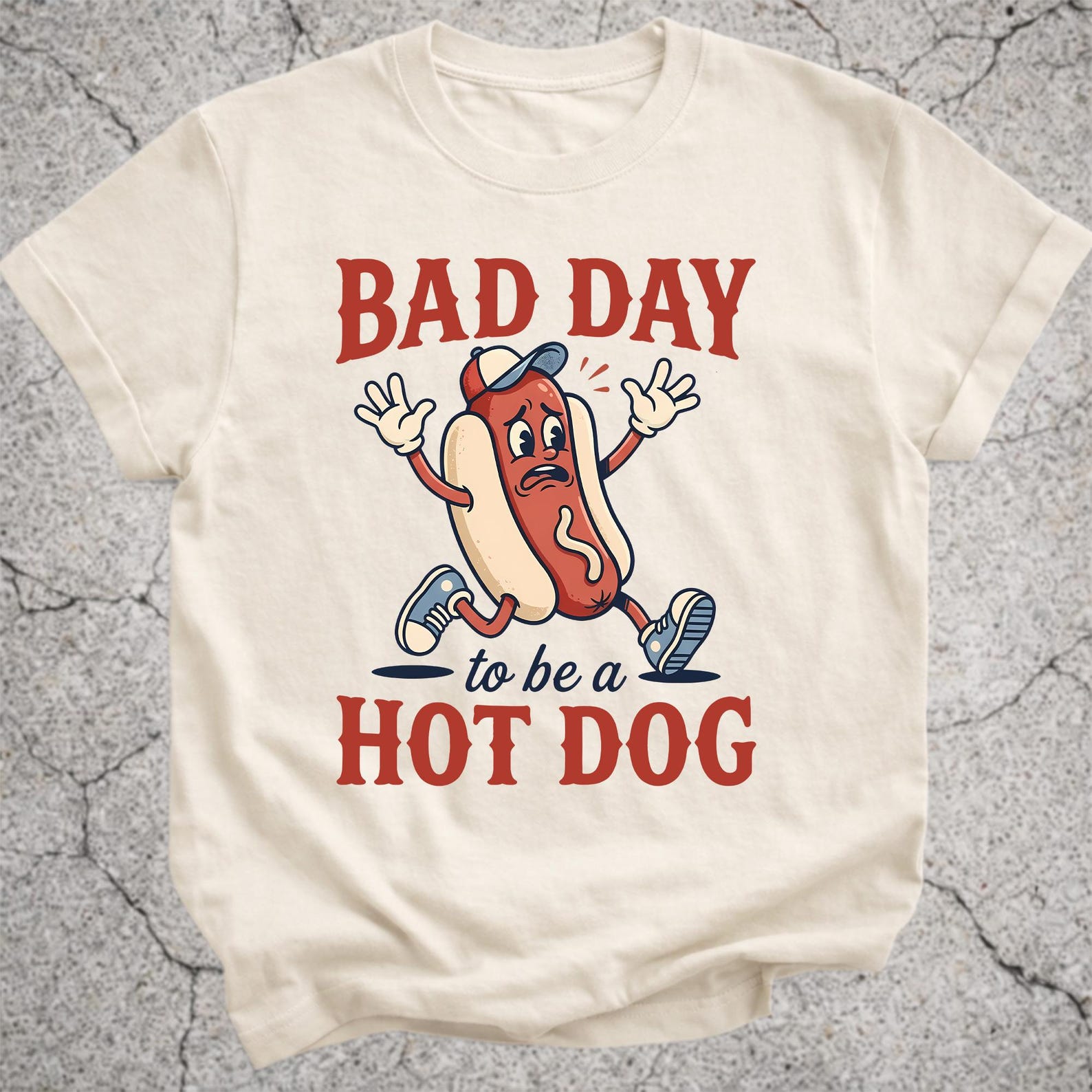 Bad Day To Be A Hot Dog Shirt, Funny Retro 4th of July Tee, Memorial Day Gift 4XL