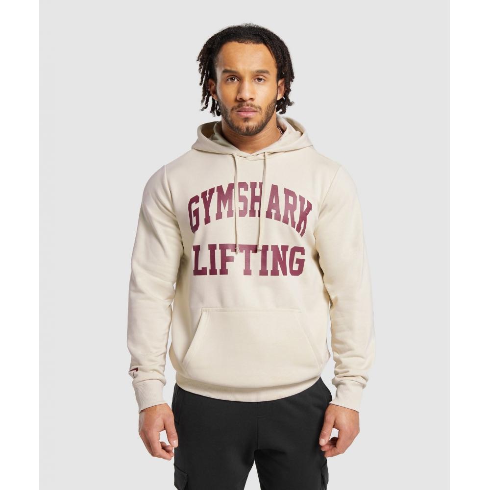 

Толстовка GYMSHARK Lifting Club Ecru White A5A4E WCC9 XS