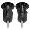 2PCS Bike Handlebar End Cap Bicycle Handlebar Plug for Mountain Bikes Road BikesBlack