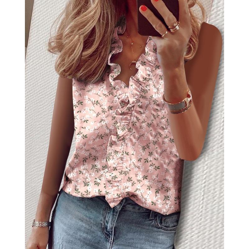 New long-sleeved ruffled shirt women's shirt for spring and summer