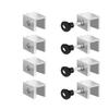 Sliding Security Window Lock with Key Adjustable Window Lock Security Window Stoppers for Patio Bedroom Home and Office