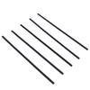 50 Pcs Plastic Welding Rod 20cm Dual Strand Round Welding Rods for Plastic Car Bumpers Kayaks Household Items Black