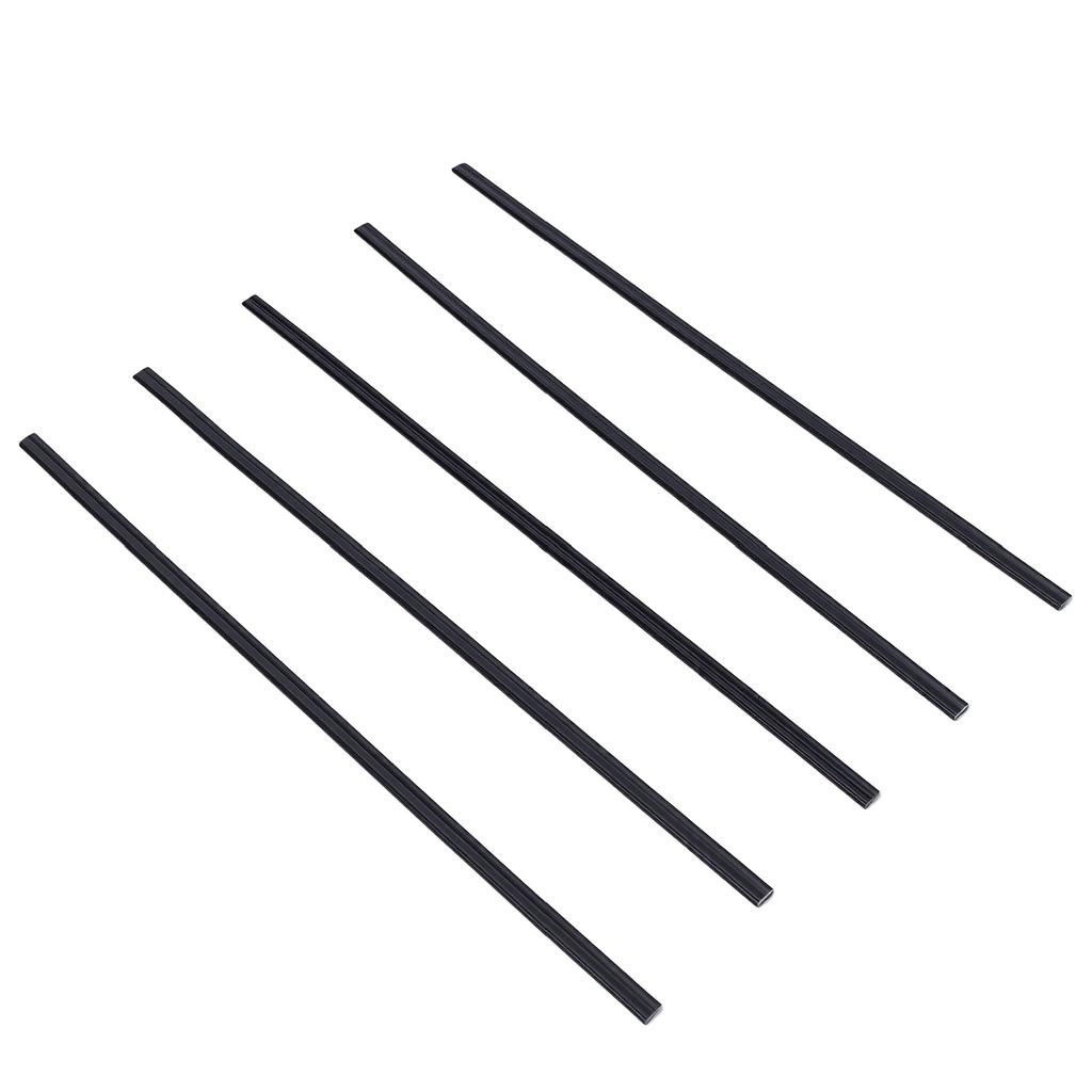 50 Pcs Plastic Welding Rod 20cm Dual Strand Round Welding Rods for Plastic Car Bumpers Kayaks Household Items Black