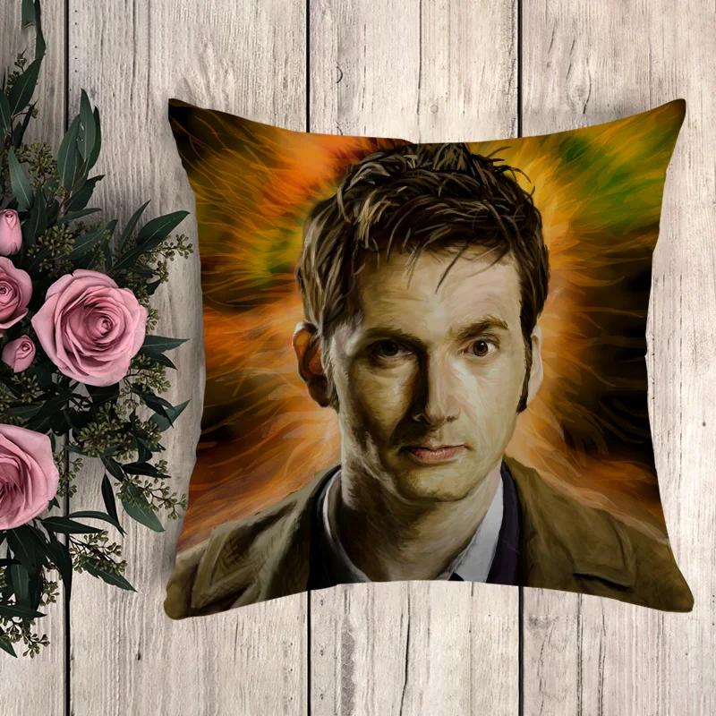 Anime Pillow David Tennant Cushion Cover X Decorative Pillowcases For Pillows X Pillowcase Car Decoration Fall Decor