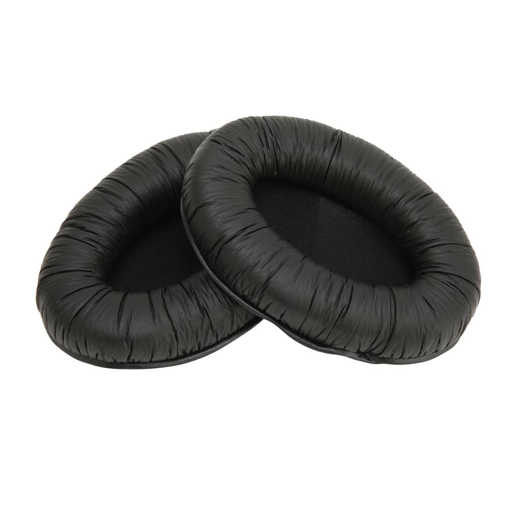 2Pcs Replacement Ear Pads Memory Foam and Protein Leather Ear Cushion Pads Cover for Sennheiser