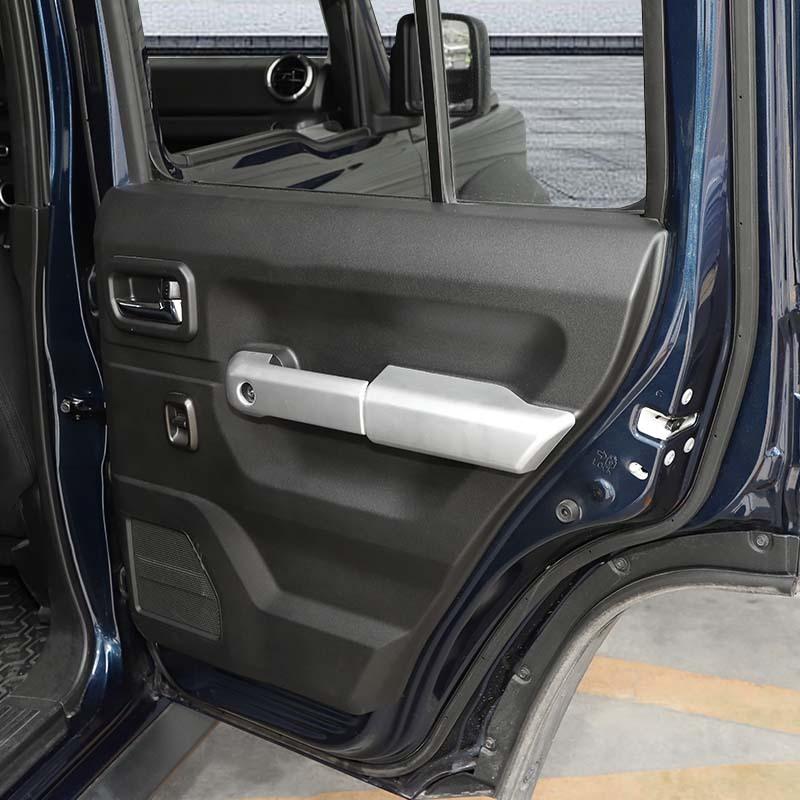 ABS Dveře Vnitřní Loketní Opěrka Panel Dekorace Kryt Nálepka Vhodné Pro Suzuki Jimny 2019 Nahoru 4dveřová Verze Interiérové Doplňky