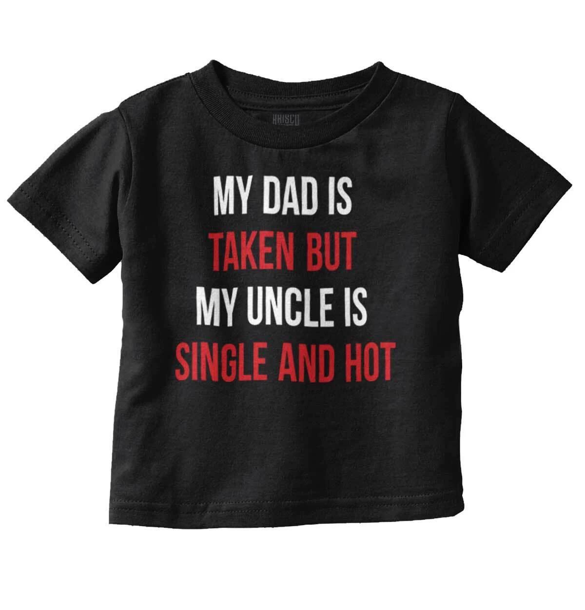 Funny Uncle Shower Gift For Nephew Niece Toddler Boy Girl Youth T Shirt Tee S