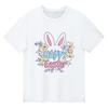 Children's Printed Short Sleeved Round Neck Casual Comfortable Loose Lightweight Top