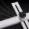 Ruler Drilling Positioning Ruler Woodworking Marking Drilling Tool for Carpentry