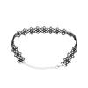 Black Lace Chokers Necklace Set Vintage Gothic Punk Elastic Necklace Women'S Jewelry Adult/Child Size