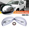 For VW Tiguan Sharan Skoda Yeti Seat Alhambra Car Rearview Side Mirror Cover Wing Cap Exterior Door Housing Shell Trim Sticker