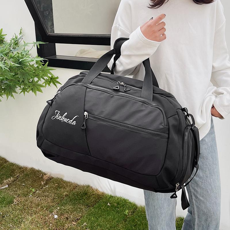 Nová velkokapacitní taška do posilovny, na služební cestu, cestování, venkovní módu, multifunkční taška duffle, oddělení suchého a mokrého, taška na jógu