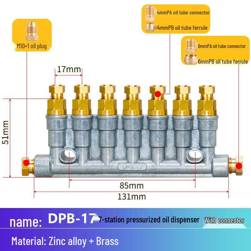 CNC Machining Center DPB-110 & DPB-18 Pressure Oil Drain and Metering Dispenser.
