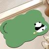 Bathroom Cartoon Special-shaped Absorbent Floor Mat, Diatom Mud Soft Mat, Toilet, Toilet Door Non-slip Quick-drying Foot Pad