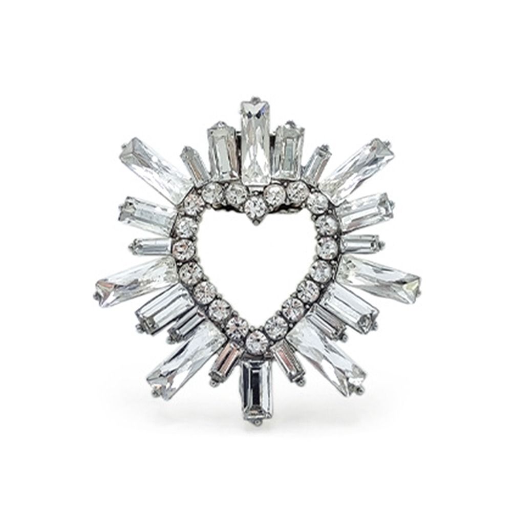 Wedding Bride Shoe Decorations Clip Glass Crystal High Heel Flower Charm Buckle Removable Rhinestone Buckle Decorative Women