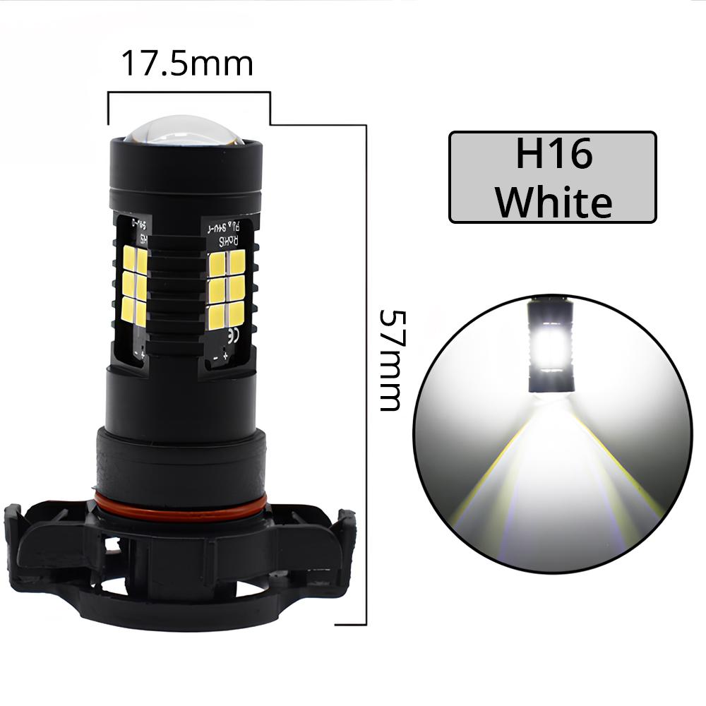 Universal Fog Light Car Tail Lights Turn Signal Reverse Brake Lamp R5W 3030 Bulb Automobiles Headlight H4/H7/H8/H16/9006 1200Lm