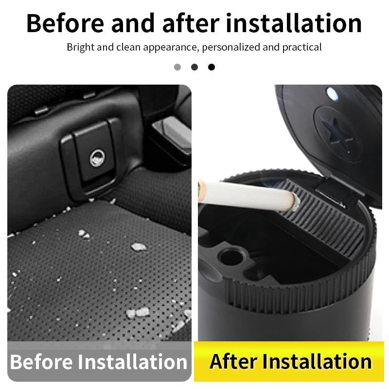 Car Aluminum Ashtray ABS Flame Retardant Cigarette Case Auto Accessories For Lexus UX250h RX450h CT200h RX400h NX300h RX350