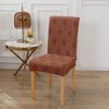 Jacquard Fabric Chair Cover for Dining Room Wedding Hotel Banquet Home Removable Washable Seat Case Stretch Spandex Chair Covers