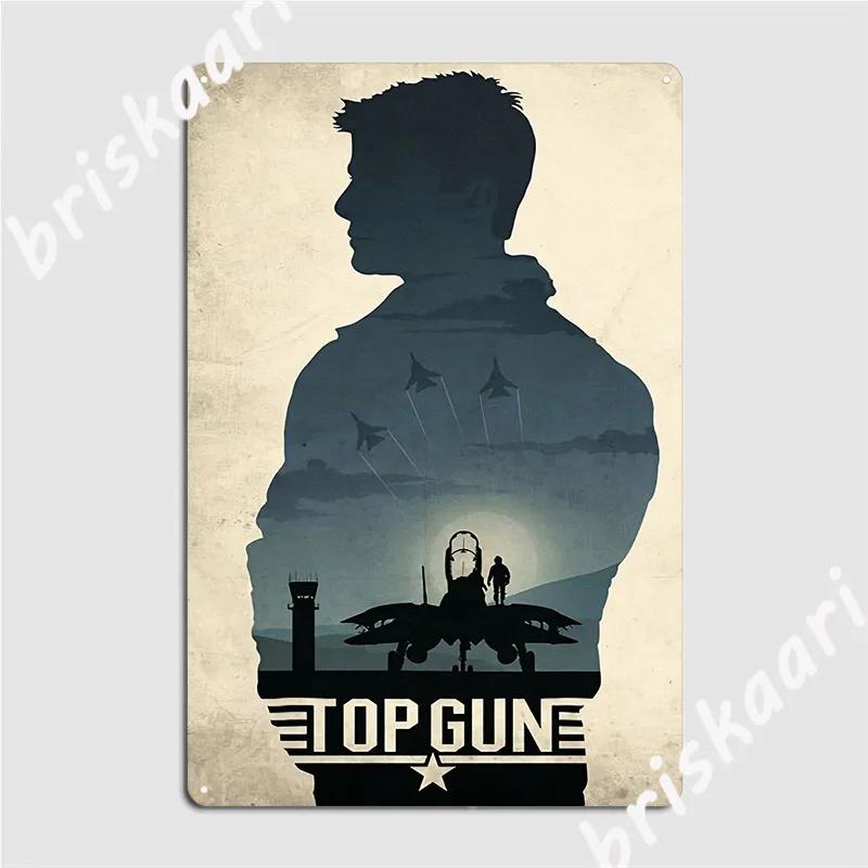

Постер Топ Ган Металлическая Табличка Клуб Дом Гостиная Создать Настенный Декор Жестяная Табличка Постер 20x30cm（7.8x11.8inch）