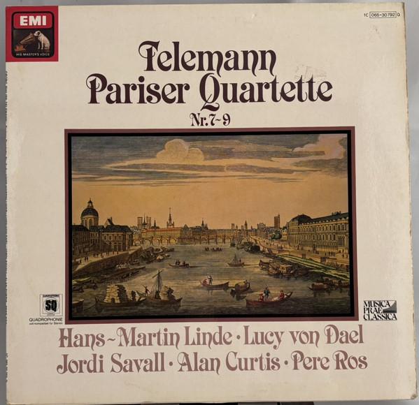 

LP Record GEORG PHILIPP TELEMANN HANSMARTIN Telemann Pariser Quartette Nr. 79 1C06530792 His Masters Vo 1978 Germany Classical Used