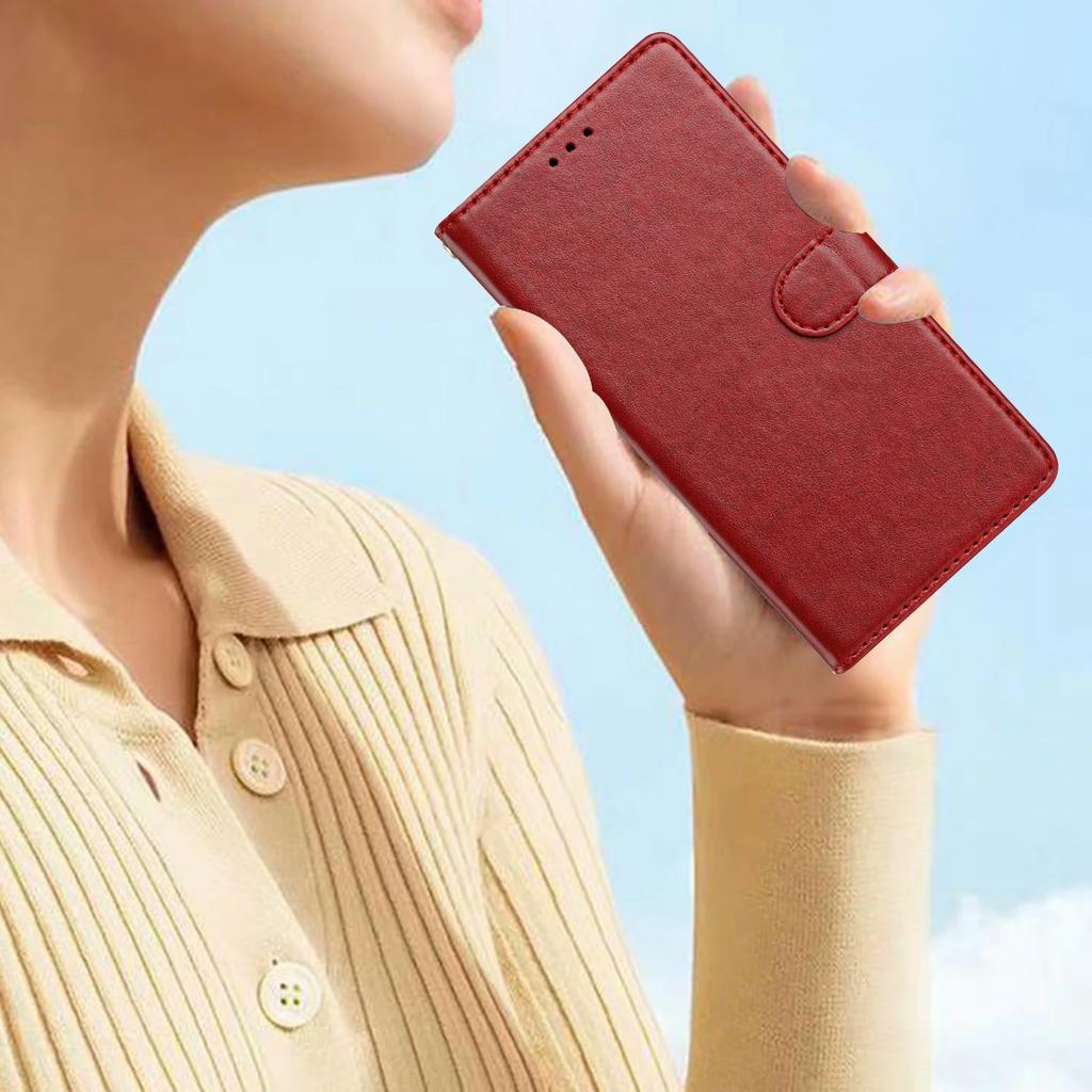For Xiaomi Redmi Note 13 4G Leather Phone Case Wallet Stand Cover with Handy Strap
