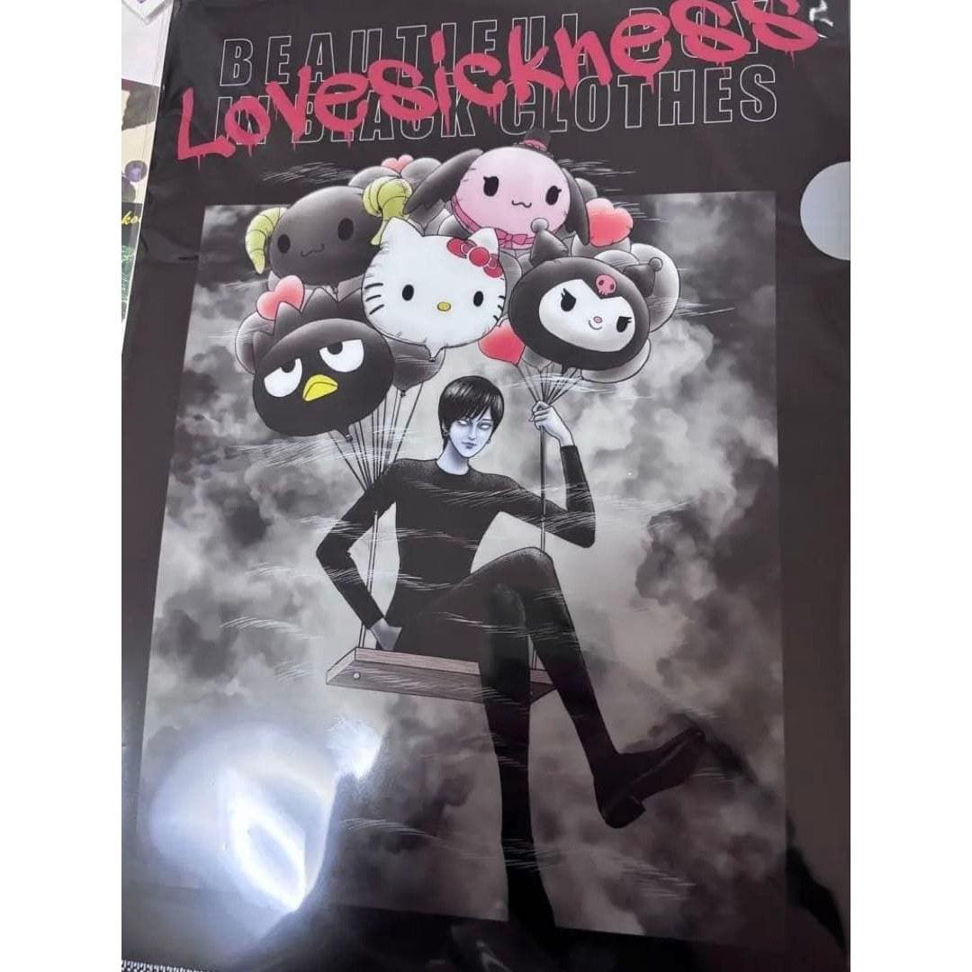 Junji Ito Sanrio Clear File Beautiful Boy Floating Intersection