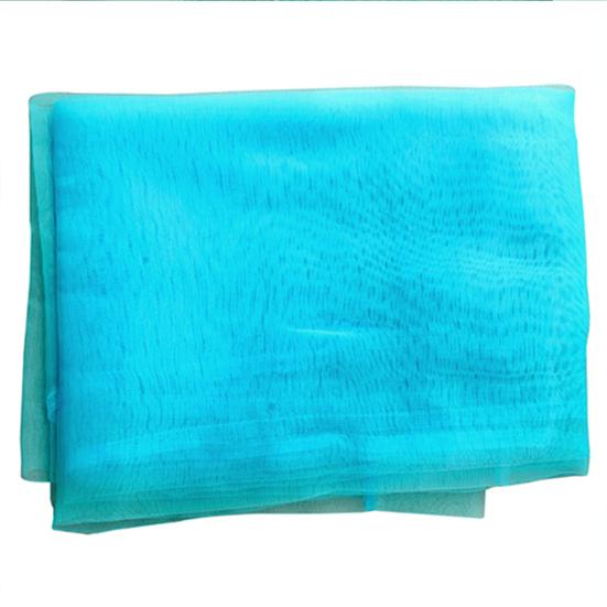 

Прозрачный ламбрекен для окна, однотонный, для спальни, дома, свадебного декора 100cm x 200cm(On Rod) синий