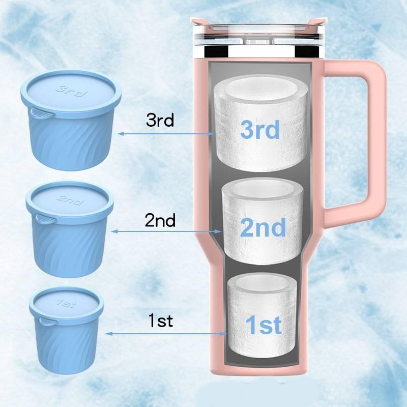 For Stanley Cup Silicone Mold Ice Cubes Easy Release Chocolate Convenience Tool