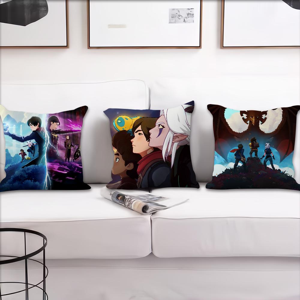 Cartoon The D-Dragon P-Prince Cushion Cover Pillow Cover Decoration Room Home Sofa Living Office Car Nordic Simplicity